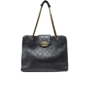 CHANEL SUPERMODEL QUILTED LEATHER BLACK BAG