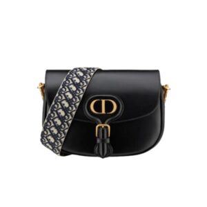 DIOR LARGE BOBBY BAG BLUE DIOR OBLIQUE EMBROIDERY BLACK 27CM M9320UMOB M941