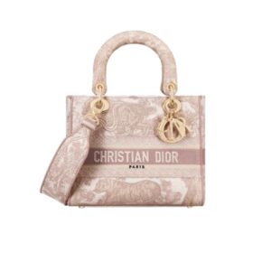 DIOR MINI LADY D-LITE BAG PINK 17CM M0565OTDT