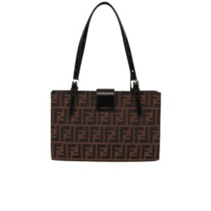 FENDI BROWN ZUCCA JACQUARD BROWN 30CM