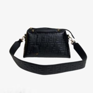 FENDI BY THE WAY WITH FF EMBROIDERY BLACK