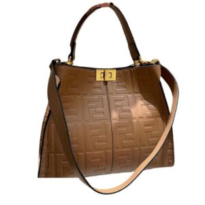 FENDI ORIGINAL PEEKABOO BROWN 30CM