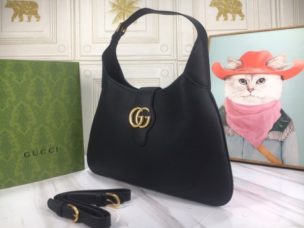 GUCCI APHRODITE MEDIUM SHOULDER BAG IN BLACK 39CM 726274 AAA9F 1000 - Image 2