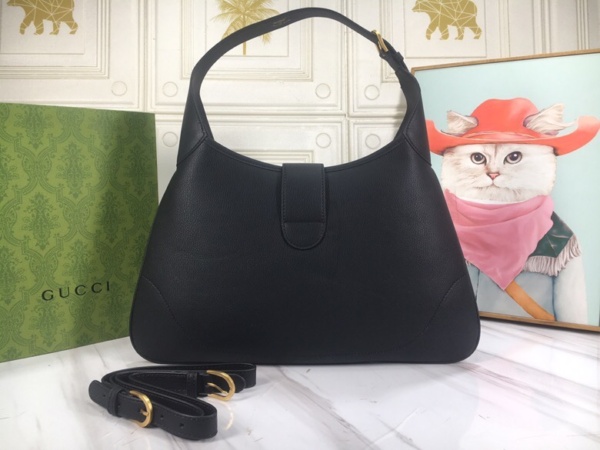 GUCCI APHRODITE MEDIUM SHOULDER BAG IN BLACK 39CM 726274 AAA9F 1000 - Image 5