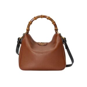 GUCCI DIANA SMALL SHOULDER BAG BROWN 24CM 746251 UAAAY 2548