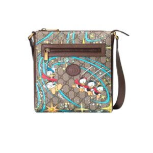 GUCCI DISNEY X GUCCI DONALD DUCK MESSENGER BAG 24CM 645054 2O4AT 8679