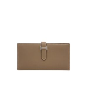 HERMES BEARN WALLET EPSOM DARK BEIGE
