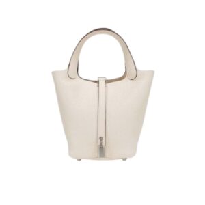 HERMES PICOTIN 18CM WHITE