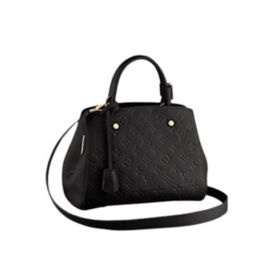 LOUIS VUITTON MONTAIGNE BB EMPREINTE NOIR BLACK 33CM