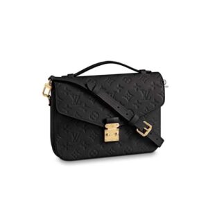 LOUIS VUITTON MONOGRAM CANVAS POCHETTE MÉTIS BLACK 25CM