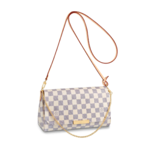 LOUIS VUITTON WOMEN’S FAVORITE MM DAMIER AZUR 28CM