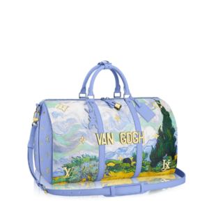LOUIS VUITTON X JEFF KOONS KEEPALL BANDOULIERE VINCENT VAN GOGH MASTERS 50