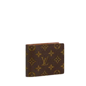 LOUIS VUITTON AMERIGO WALLET MONOGRAM CANVAS IN BROWN 11CM N60053