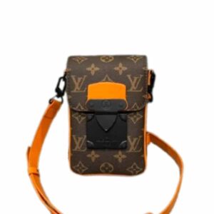 LOUIS VUITTON S-LOCK MONOGRAM ORANGE 19CM