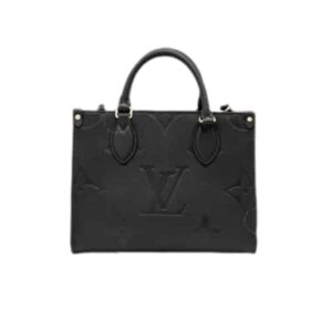 LOUIS VUITTON ONTHEGO PM BLACK 25CM