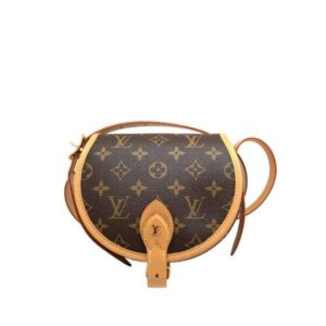 LOUIS VUITTON TAMBOURINE SHOULDER BAG BROWN 18CM M44860