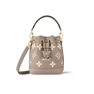 LOUIS VUITTON NANO NOÉ BAG MONOGRAM BEIGE 16CM M46291