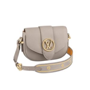 LOUIS VUITTON PONT 9 SOFT MM GREY 25CM M58728