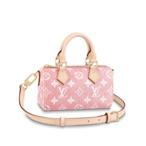 LOUIS VUITTON NANO SPEEDY MONOGRAM PINK 17CM