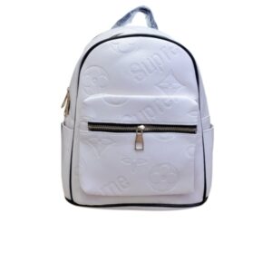LOUIS VUITTON X SUPREME SPECIAL EDITION BACKPACK  WHITE 28CM