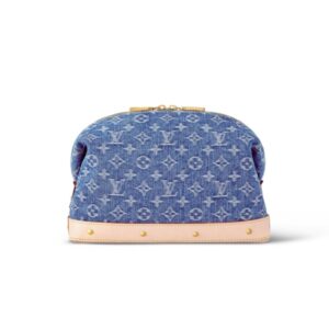 LOUIS VUITTON POCHETTE COSMÉTIQUE GM DENIM BLUE 27CM M24317