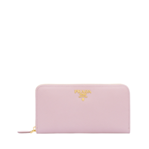 PRADA LARGE SAFFIANO LEATHER WALLET ALABASTER PINK 19CM 1ML506 QWA F0E18