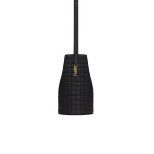 SAINT LAURENT CECILE IN QUILTED LAMBSKIN BLACK 32CM 763342AABVP1000