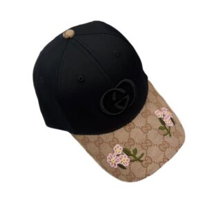 GUCCI GG LOGO BASEBALL CAP BLACK