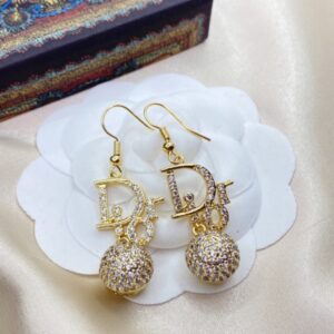 DIOR GOLD EARRINGS