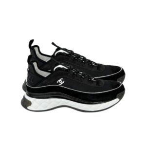 CHANEL WOMEN’S SUEDE SNEAKER BLACK G39072 Y55826 K4284
