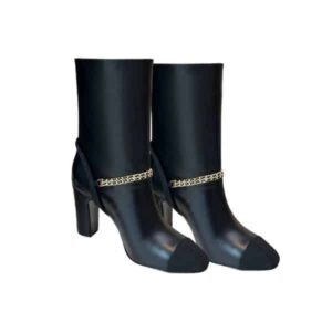 CHANEL SHORT BOOTS BLACK