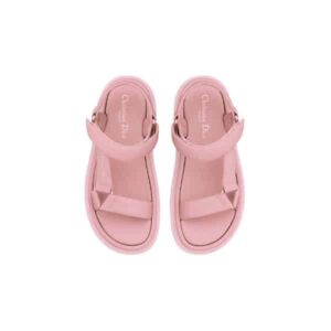 DIOR D-WAVE SANDAL PINK LAMBSKIN