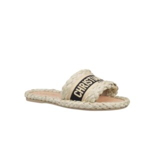 DIOR DWAY SLIDE JUTE-COLOURED KCQ844ECJ S23Y