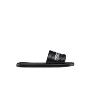 DIOR EVERY D SLIDE EMBOSSED LAMBSKIN BLACK KCQ861LBO S900