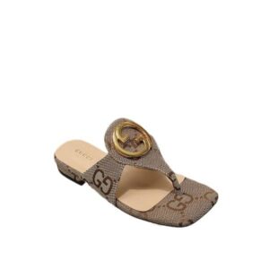 GUCCI WOMEN’S GUCCI BLONDIE THONG SANDAL BROWN