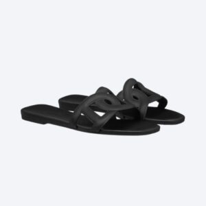 HERMES ALOHA SANDAL BLACK H201157Z 02350
