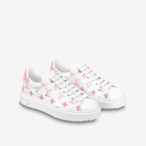 LOUIS VUITTON TIME OUT SNEAKER MONOGRAM PINK