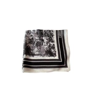 DIOR TOILE DE JOUY SAUVAGE SCARF BLACK
