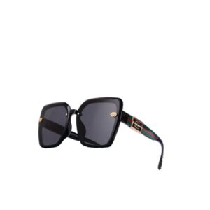 GUCCI GG SQUARE SUNGLASSES WITH LOGO BLACK