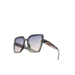 GUCCI GG SQUARE SUNGLASSES FLOATING GREEN