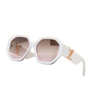 LOUIS VUITTON LV ICON ROUND GLASSES WHITE