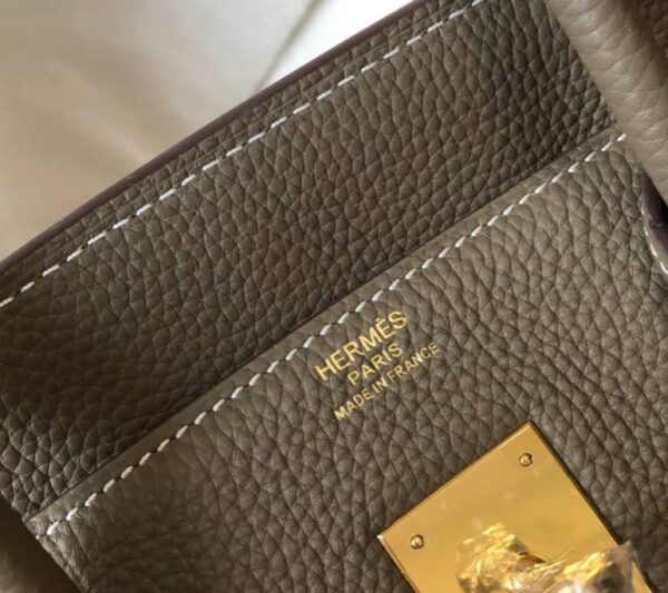 HM BIRKIN ETOUPE GOLD HARDWARE BAG 30CM/12IN - Image 4
