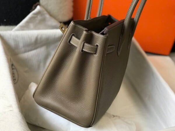 HM BIRKIN ETOUPE GOLD HARDWARE BAG 30CM/12IN - Image 7