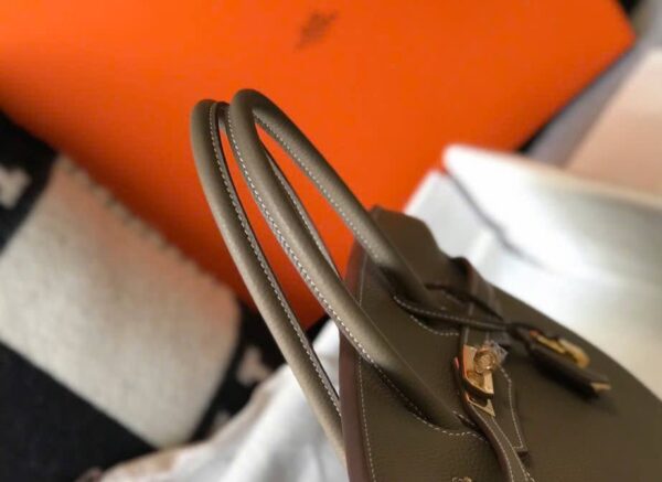 HM BIRKIN ETOUPE GOLD HARDWARE BAG 30CM/12IN - Image 8