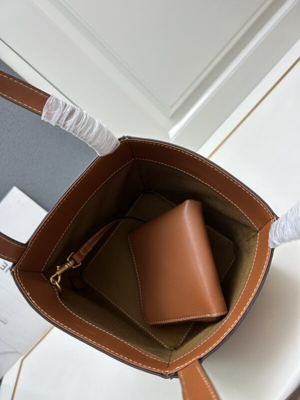 Celine Cube Triomphe Brown Bag - Image 8