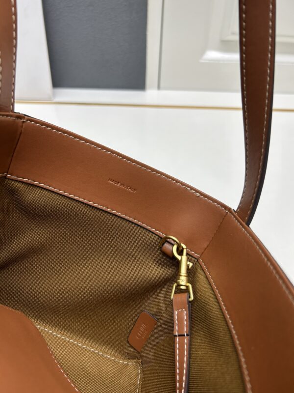Celine Cube Triomphe Brown Bag - Image 9