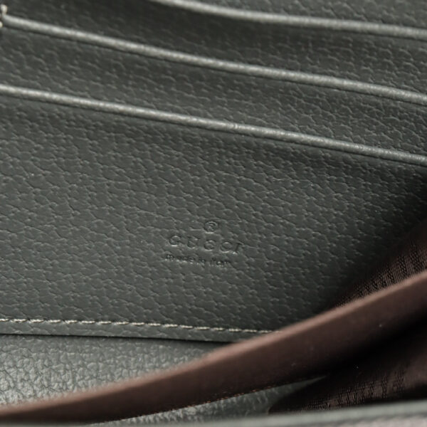 GG OPHIDIA CARD CASE HOLDER GRAY 19CM - Image 2