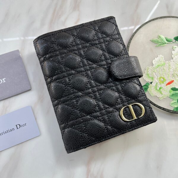 DIOR CARO WALLET BLACK 19CM - Image 2