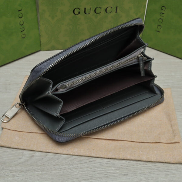 GG OPHIDIA CARD CASE HOLDER GRAY 19CM - Image 3