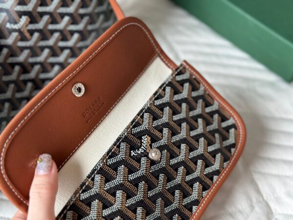 GOYARD SAINT LOUIS PM TOTE BAG POUCH BROWN SHOPPING PURSE WOMAN - Image 4
